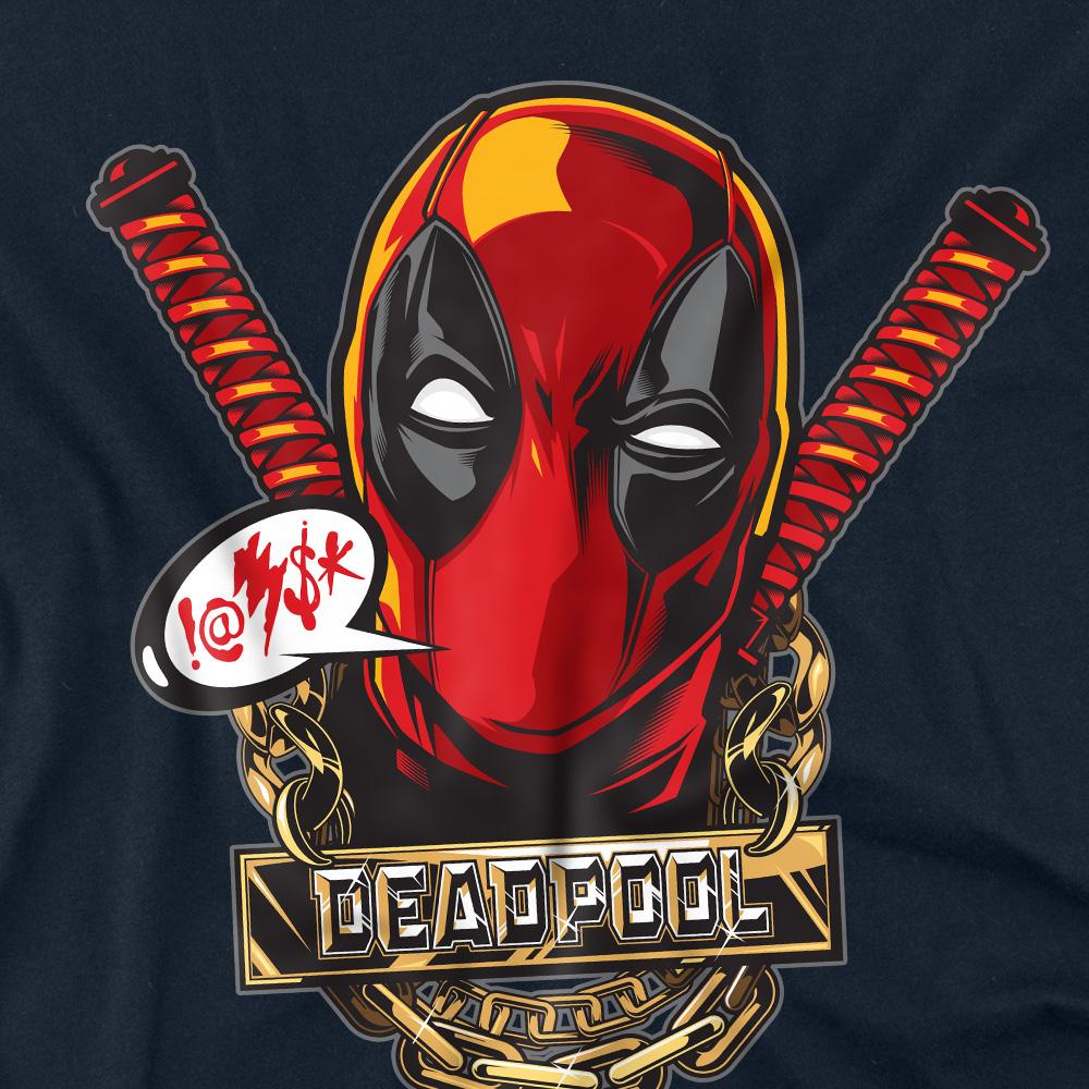 Deadpool Unisex Adult Gangster T-Shirt