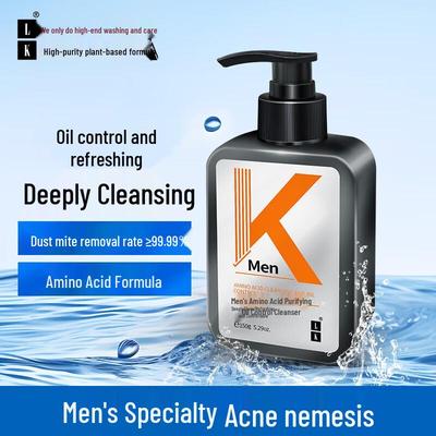 LK Αντιλιπαρό Καθαριστικό Προσώπου με Αμινοξέα για Άνδρες