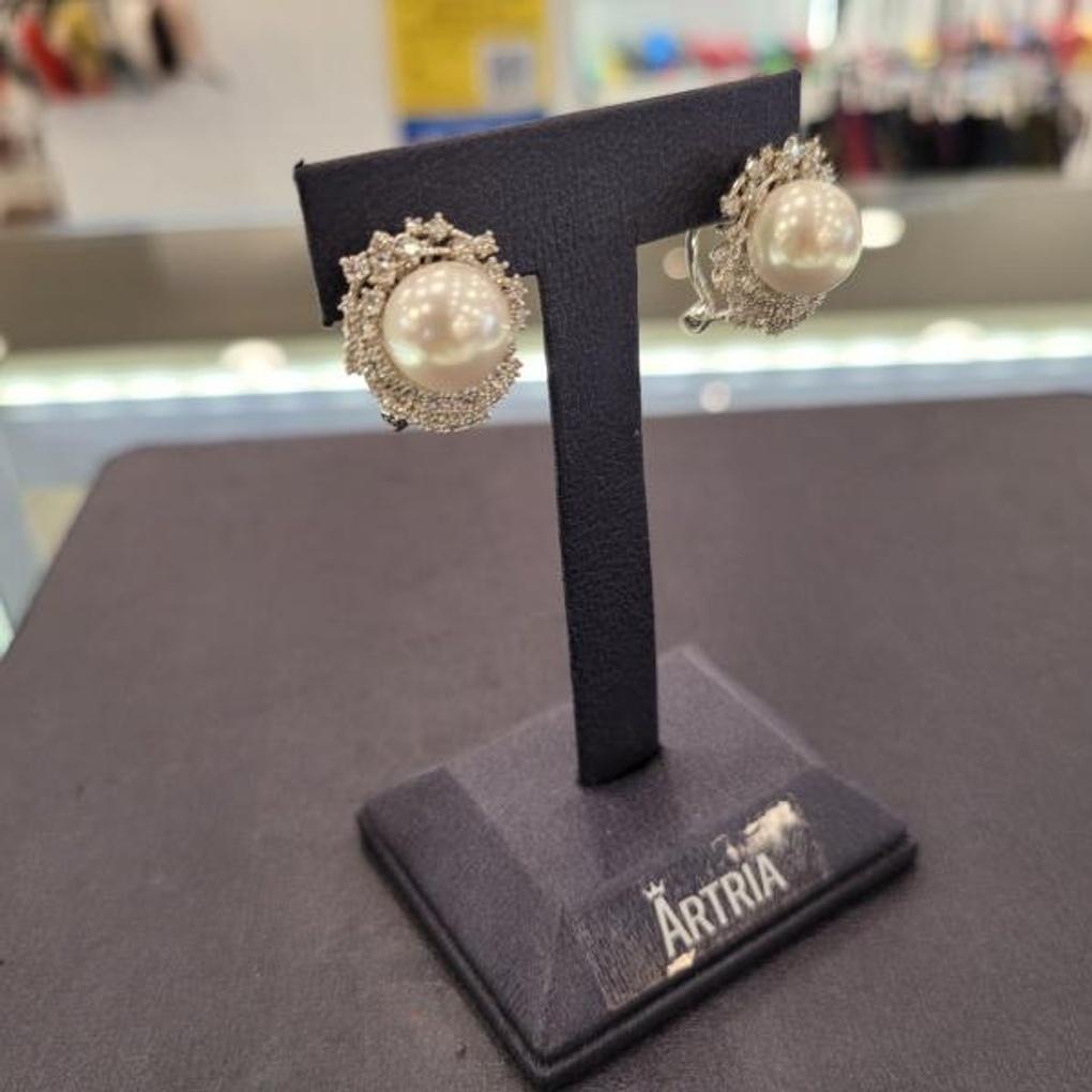 Wedding Pearl E One-Touch Earrings AAAERJJ0003WHF