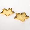 Creative Star-Shaped Metal Dessert Tray Small Appetizer Plate for Cake Fruit