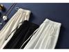 2025 Spring/Summer Nianbaixiu Women's Cotton Linen Wide-Leg Trousers - Zen-Inspired Light Retro Style
