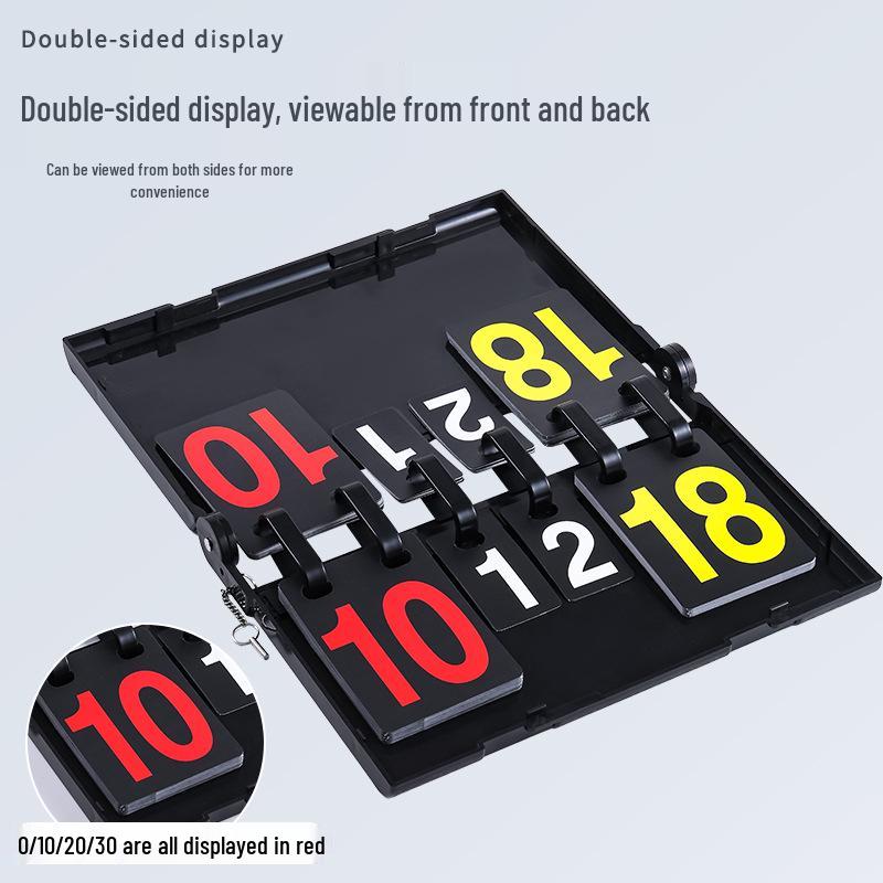 Waterproof Folding Scoreboard for Billiards, Basketball, Table Tennis & Badminton