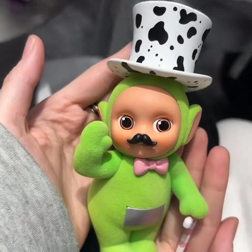 Originale Miniso Teletubbies Baby Reiseserie Blind Box Figuren Kreatives Kinderspielzeug Überraschungsgeschenke Auto Dekorative Ornamente