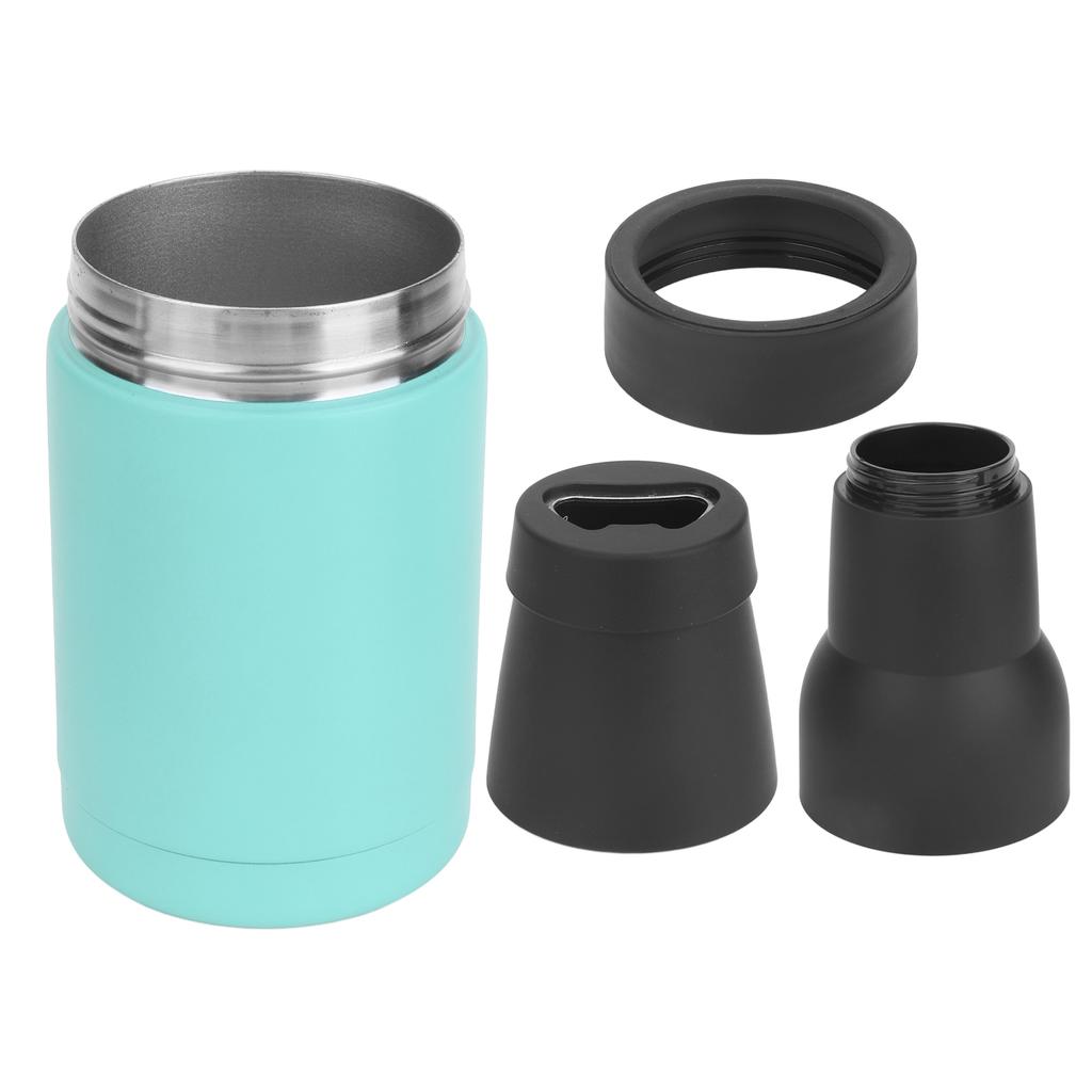 Beer Bottle Insulators Vacuum Double Stainless Steel Beer Bottle Cooler with Nonslip Bottom Bottle