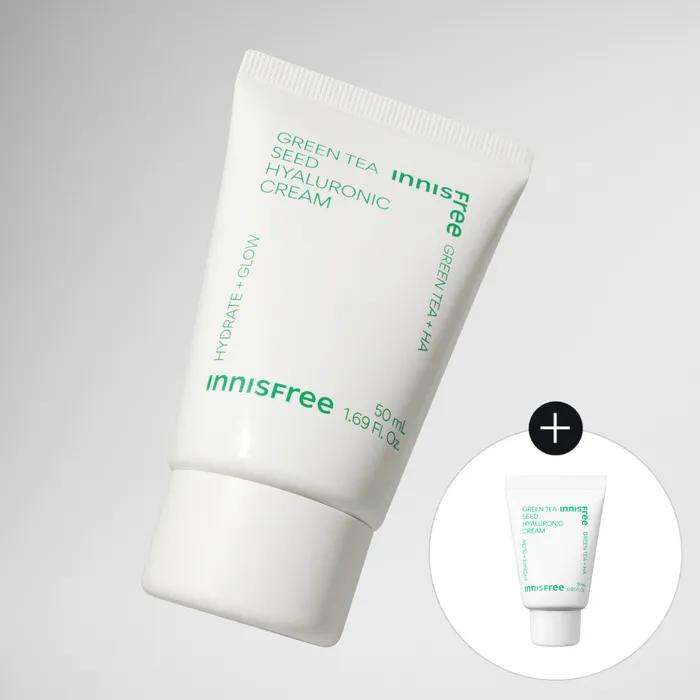 Green Tea Seed Hyaluronic Acid Cream 50mL (Tube) + 1 x 15mL
