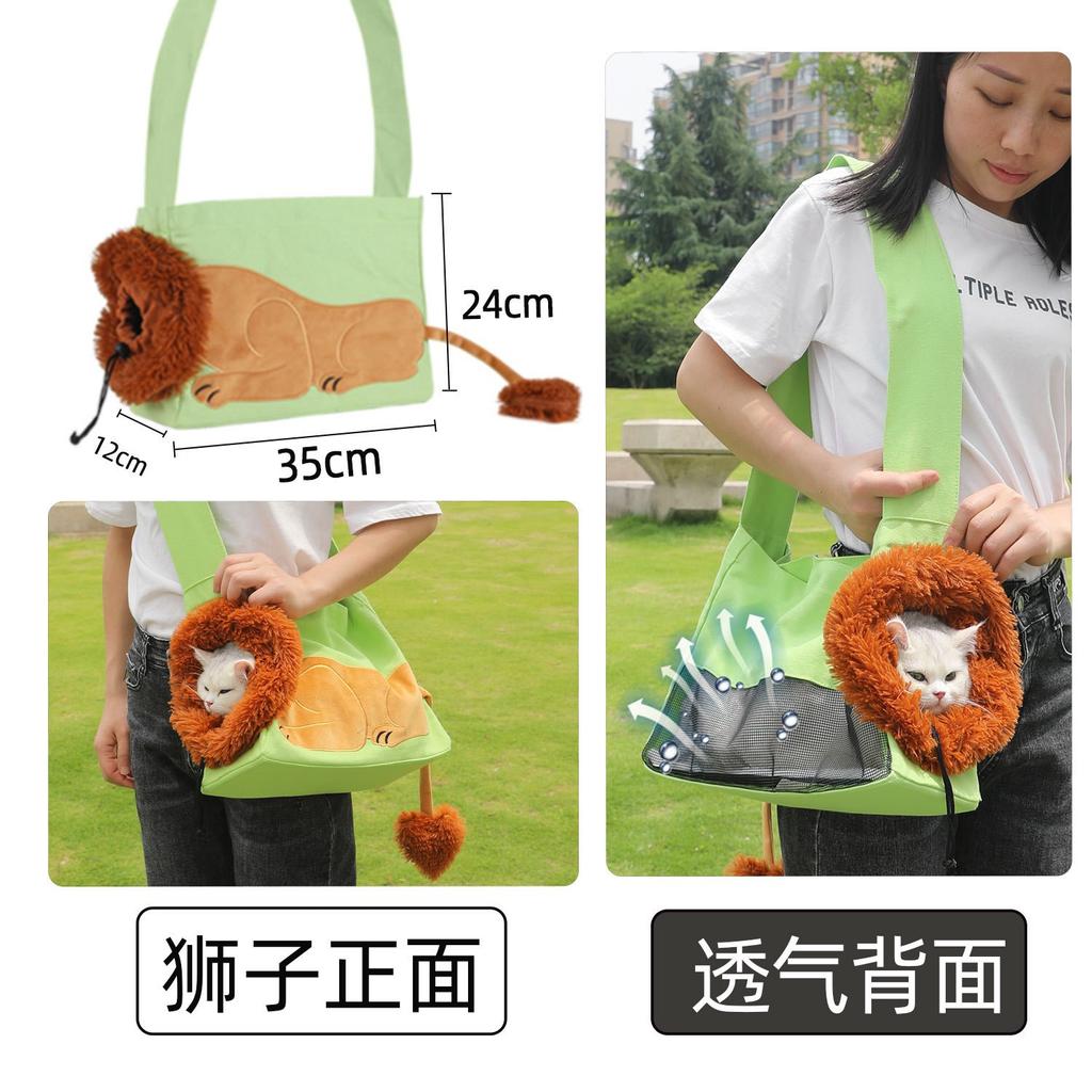 2024 New Creative Animal Style Pet Bag Pet Handbag with Cat for Outdoor Wear, Small Dog Shoulder Bag, Small Dog Crossbody Bag