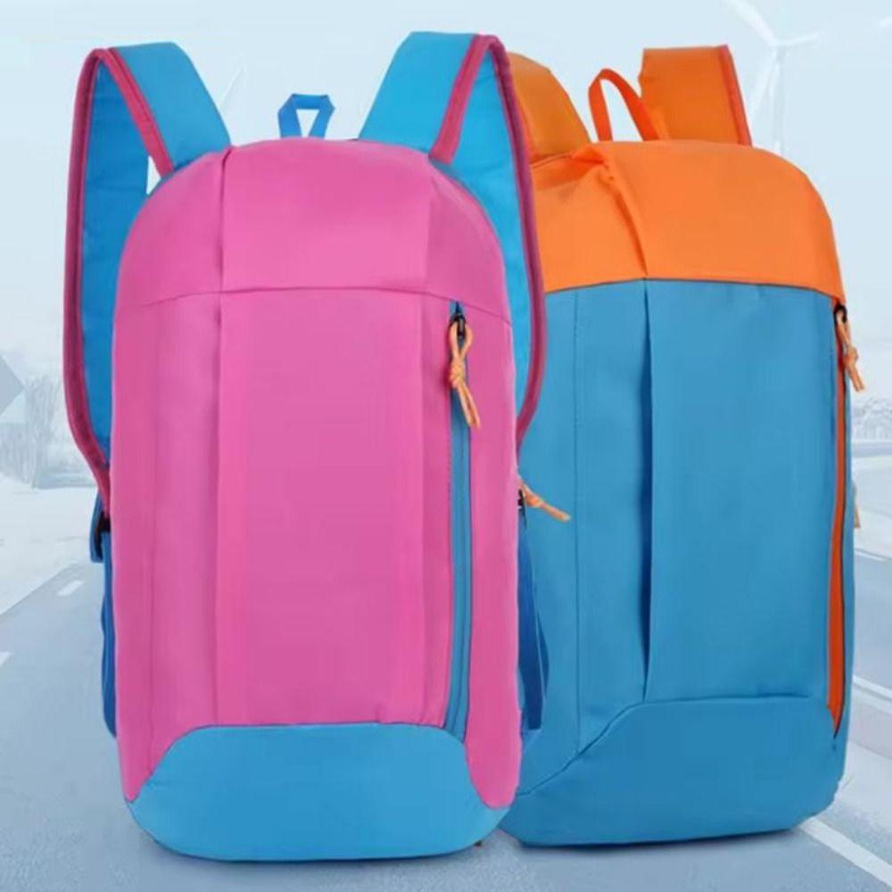 Oxford Cloth Outdoor Sports Backpack Colorful Outdoor Fitness Riding Shoulder Bag Nylon Bag