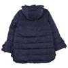MONCLER HANDEL ruffled hoodie down Jacket 0 NavyUsed