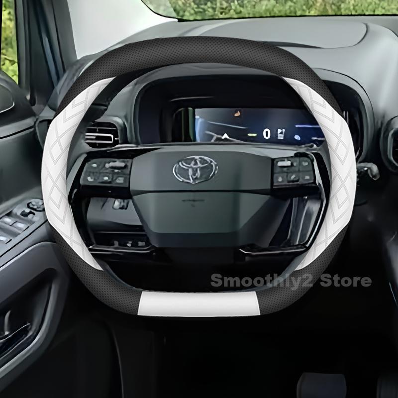 Leather Car Steering Wheel Cover For New Toyota Proace City 2025 Wear-resistant Auto Steering Wheel interior Accessories 2025