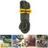 8 Pcs Polyester Reflective Tent Ropes with Aluminum Alloy Buckle Guy Lines  Backpacking