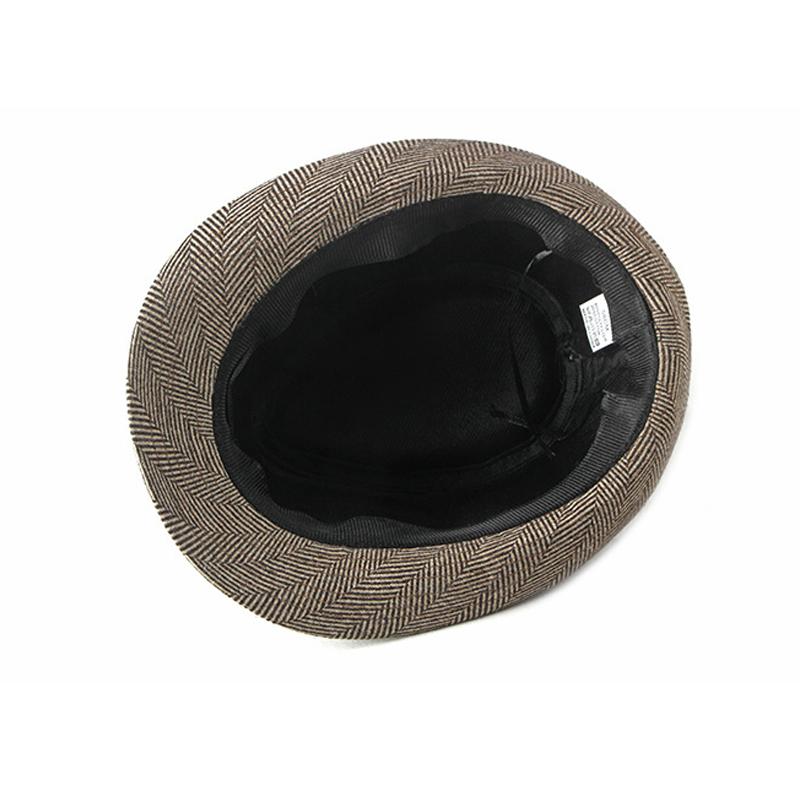 Podzim Zima Britský pánský topper Jazzový klobouk pro starší osoby středního věku Pánský klobouk pro muže Ženy