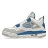 Air Jordan 4 Golf Militärblau Unisex Sneakers Weiß Neutral-Grau Schwarz CU9981-101