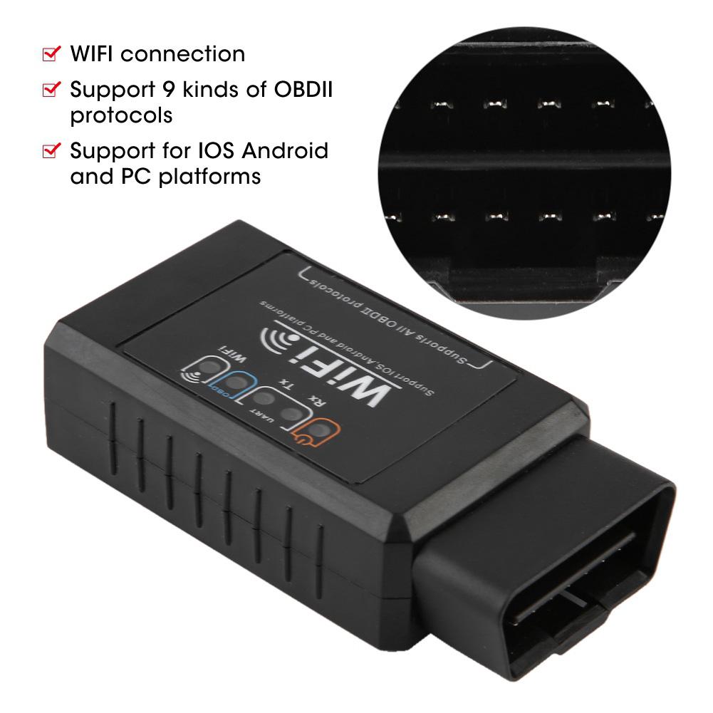OBD2 OBDII CAN BUS WIFI Bildiagnostikverktyg Bilskanner Kodläsare