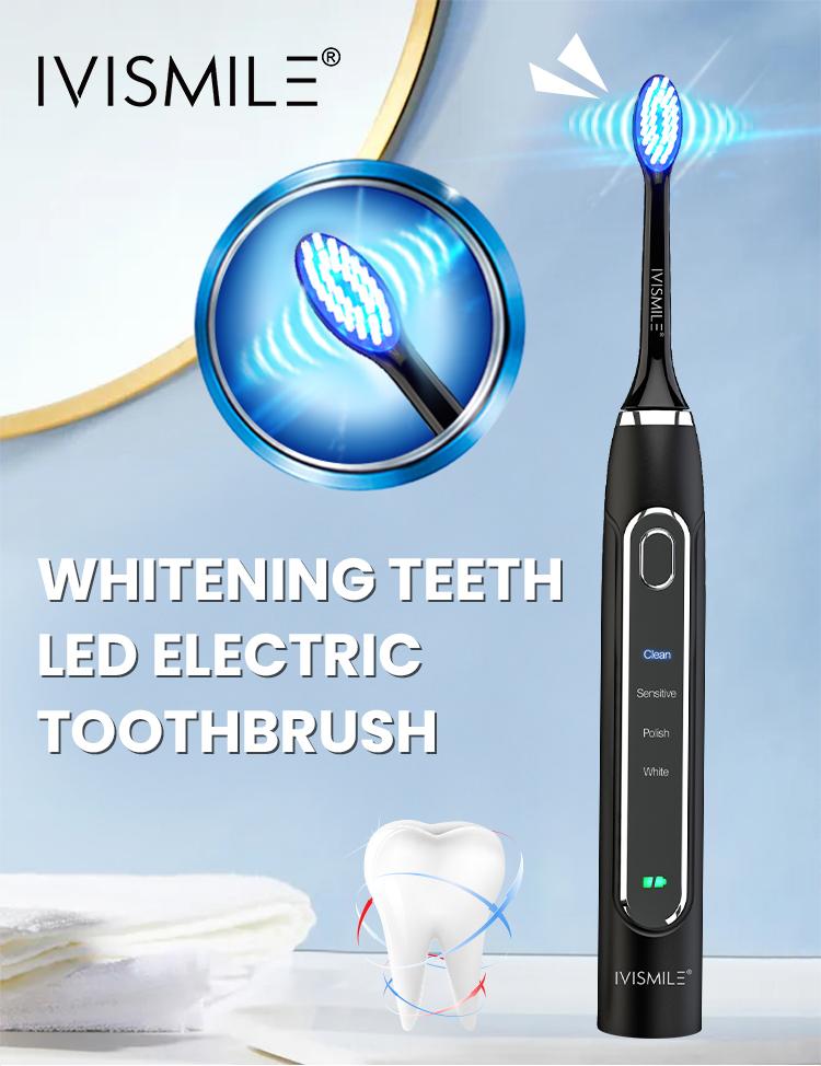 IVISMILE Sonic Toothbrush Waterproof Electric Toothbrush Toothpaste Electric Tooth Brush Sonic