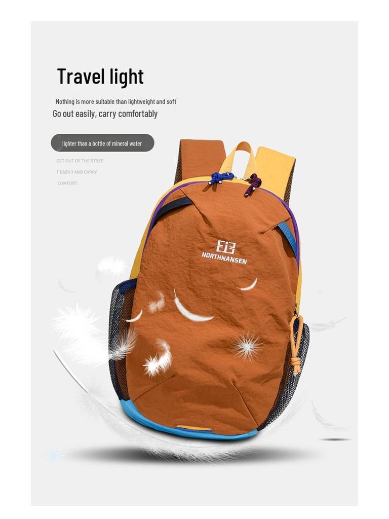 Trendy Unisex Outdoor Backpack - Color Block School, Sports & Travel