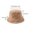 Fashion Lamb Wool Solid Color Soft Plush Hat Vintage Fisherman Cap Outdoor Trend