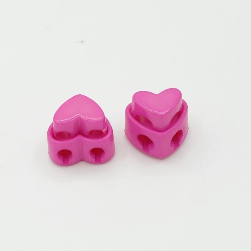 

5Pcs/Set Colorful Heart-Shaped Knitting Needle Stoppers Double Hole Needle Tip Protectors DIY Knitting Accessories розы красного