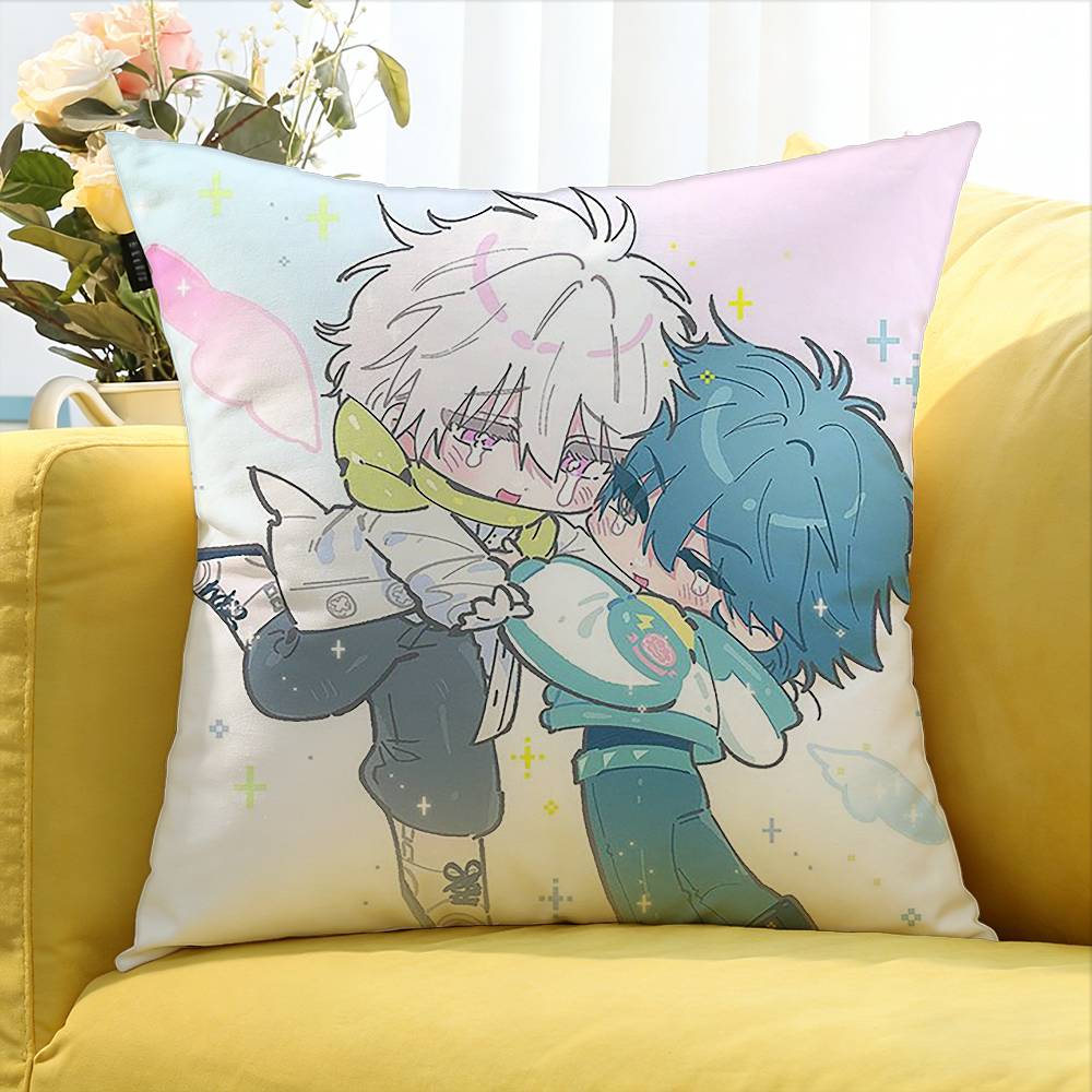 Game Dramatical Murder Aoba Seragaki World Various Sizes Square Pillow Case For Car Home Bedchamber Decor