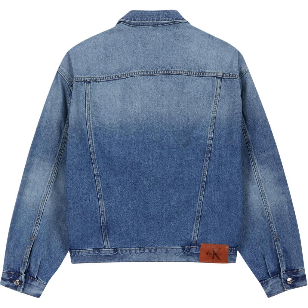 Calvin Klein Single Breasted Short Sleeve Denim Jacket Men jackets 4RD706G-ZY2