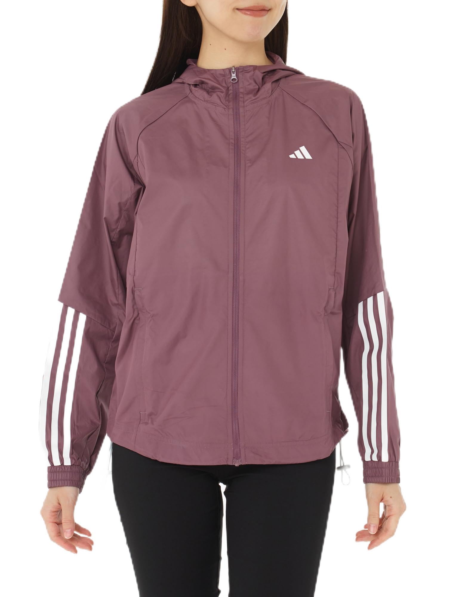 

Ветровка Adidas RDY Hypergram JNL17 Shadow WIND. Женский Инжир/Белый (IX3213) Дж/С