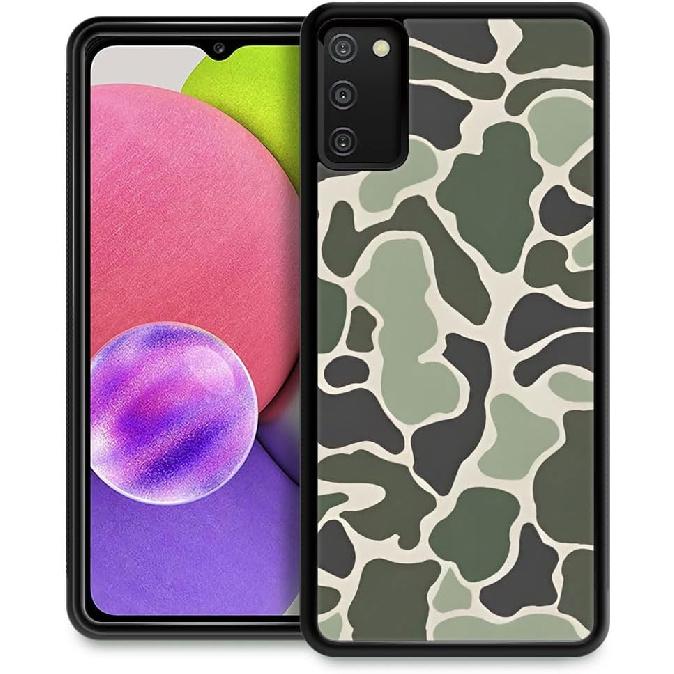 SmaMZ for Samsung Galaxy S20 FE Case, YJ Army Green Camo Shockproof Rugged Cover Soft TPU Hard PC Bumper Case Design for Samsung Galaxy S20 FE