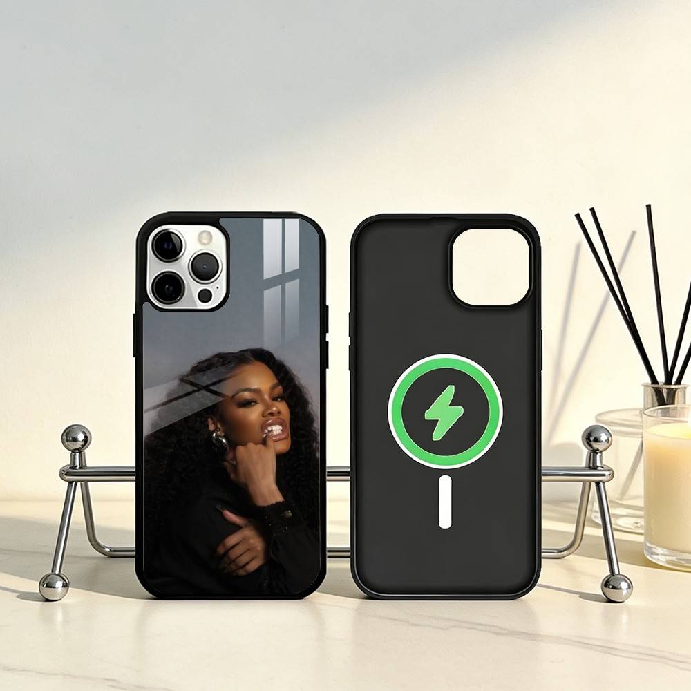Singer Teyana Taylor Phone Case For iPhone17,16,15,14,13,12,11 Plus,Pro Max Magnetic For Magsafe Wireless Charging
