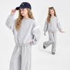 Montagut Girls' Spring/Autumn Bowknot Two-Piece Sportswear Set