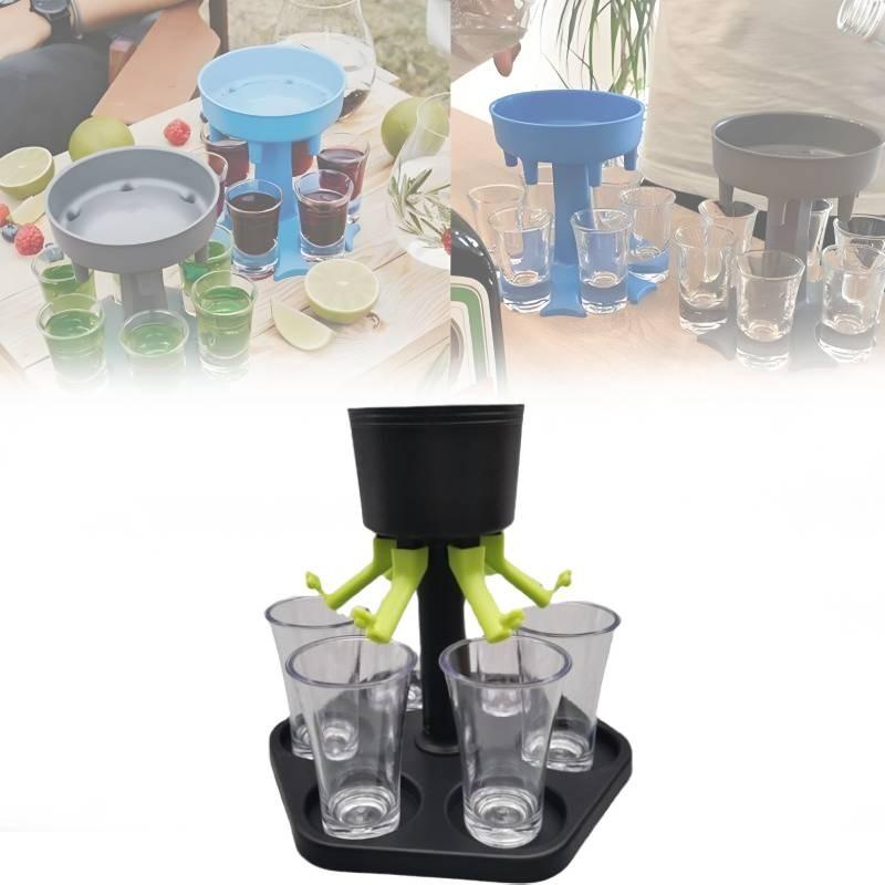 Wine Hexagonal Fair Divider Party Pour Dispenser Tray Set Of Supplies Tools