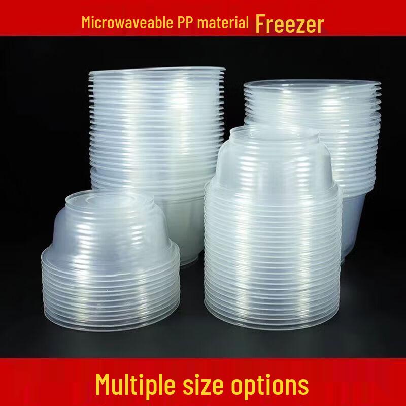 777 Disposable Plastic Food Bowls