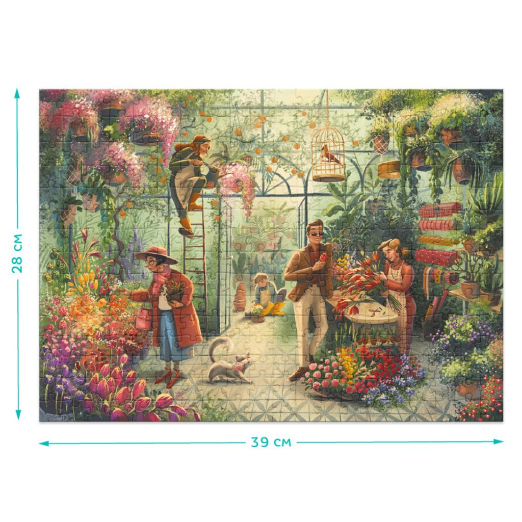 Puzzle "Kwiaciarnia" 300 Elementów Układanka Zestaw Dla Dzieci I Dorosłych 300590