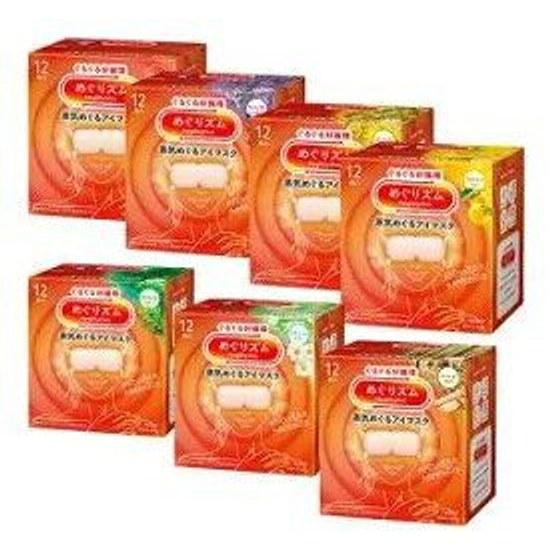 Megurizumu Steam Eye Mask 12 pieces