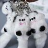 Keychain Pendant Plush Cartoon Bear Charm Key Chain Versatile Key Holder Backpack Car Key Accessories