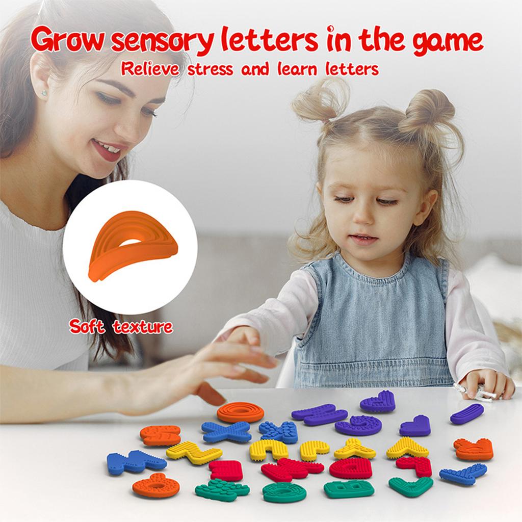 English Alphabet Early Education Puzzle Environmental Stress Relief Stone