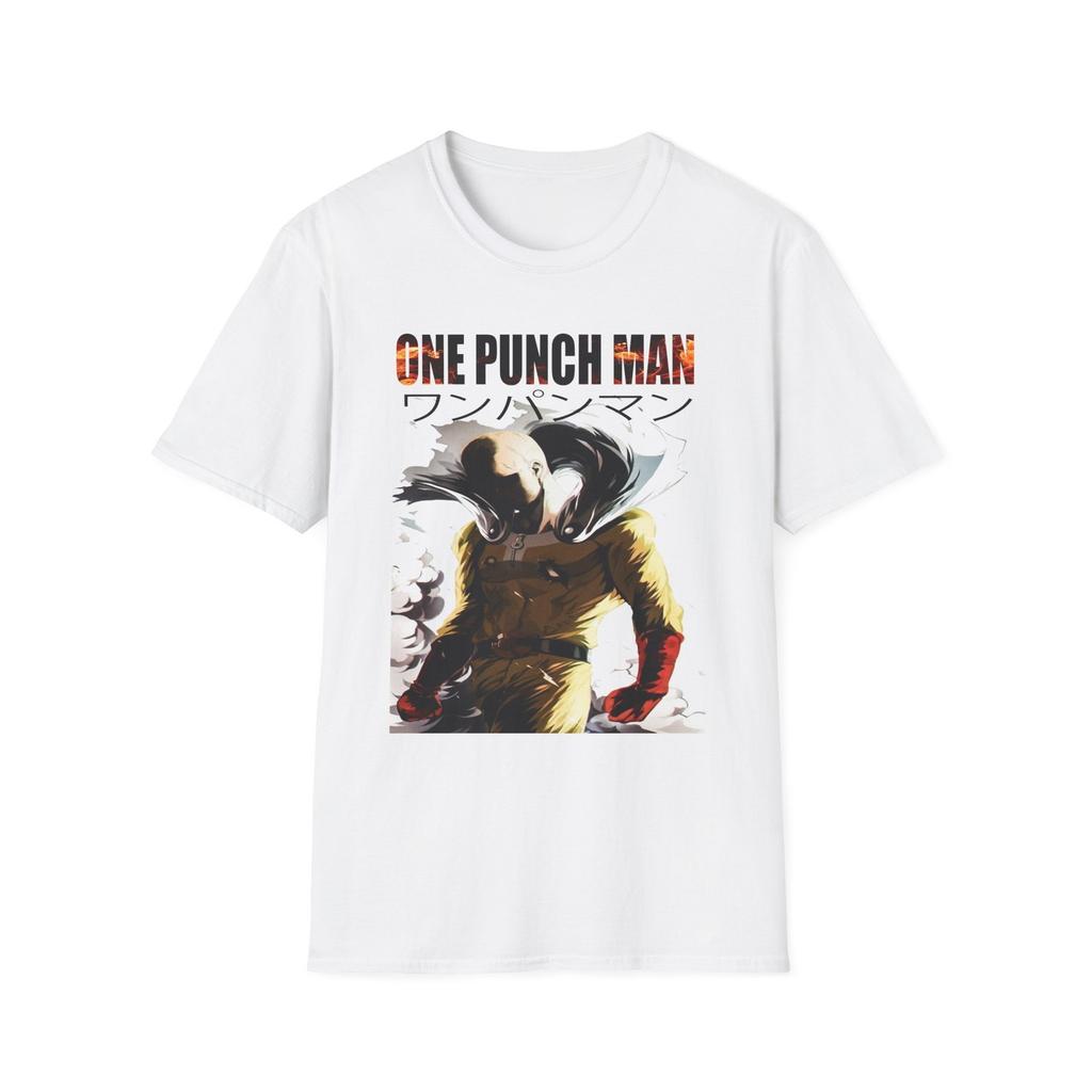 New One Punch Man Unisex Softstyle T-Shirt, Anime Apparel, Gift for Fans