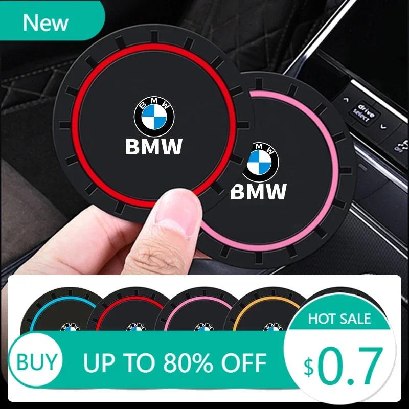 New Car Silicone Coasters Centre Console Water Centre Console Cup Non-Slip Mats Car Accessories For BMW E46 E90 G60 G20 G30