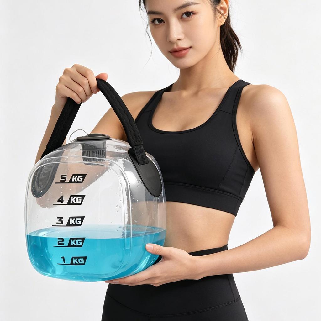 High-Quality Weighted Water & Sand Kettlebell Bag for Squats and Weightlifting