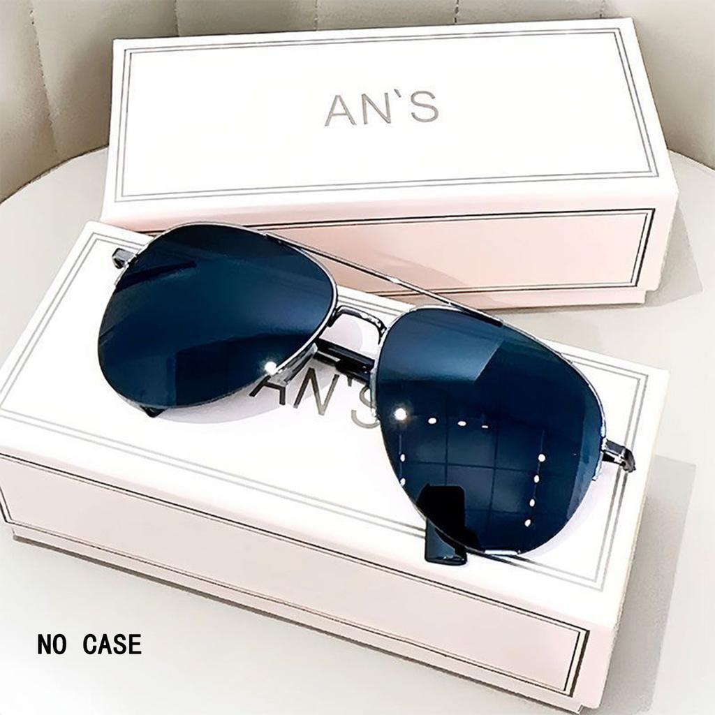 1 paio Occhiali da Sole Aviator da Uomo Viso Grande Guida Equitazione Eleganti alla Moda Personalità Moda Occhiali