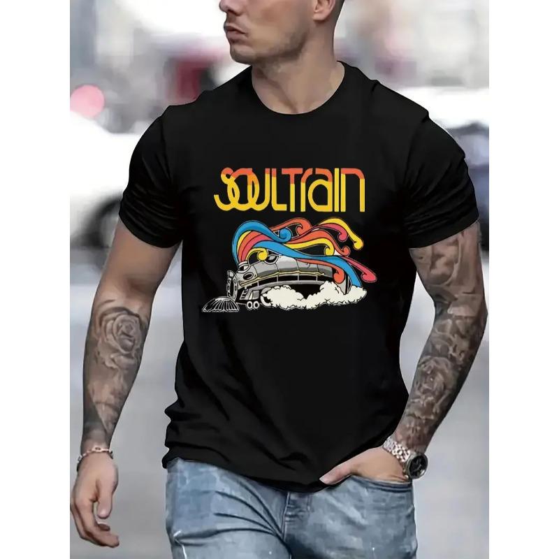 Rozmiary europejskie Męska Koszulka Wygodny Okrągły Dekolt Codzienny Krótki Rękaw Miękki Oddychający Top Odzież Męska Koszulka Letnia Wiosna Streetwear