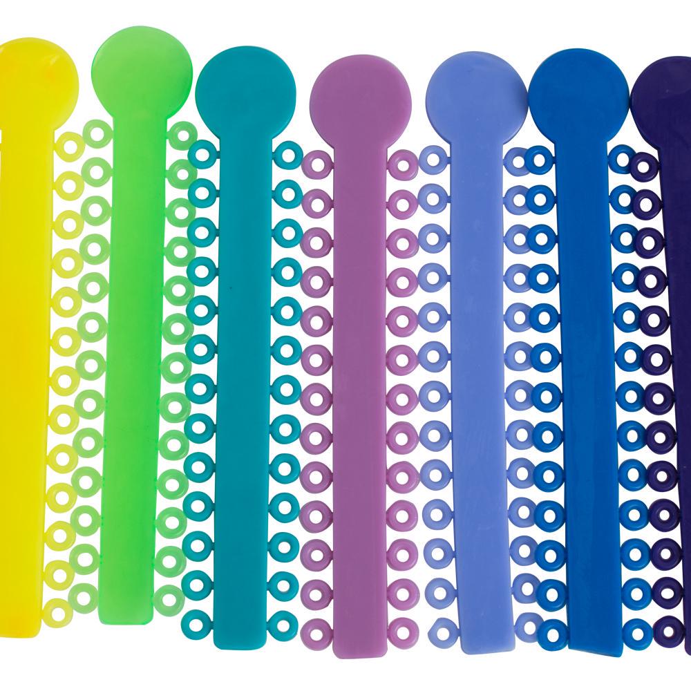 Attaches de Ligature orthodontique dentaire, 40 bâtons, bretelles élastiques en caoutchouc