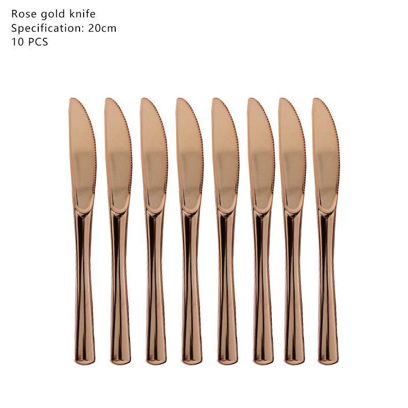 Stylish Rose Gold Stamping Party Tableware Perfect For Wedding Birthday Babyshower Festivities