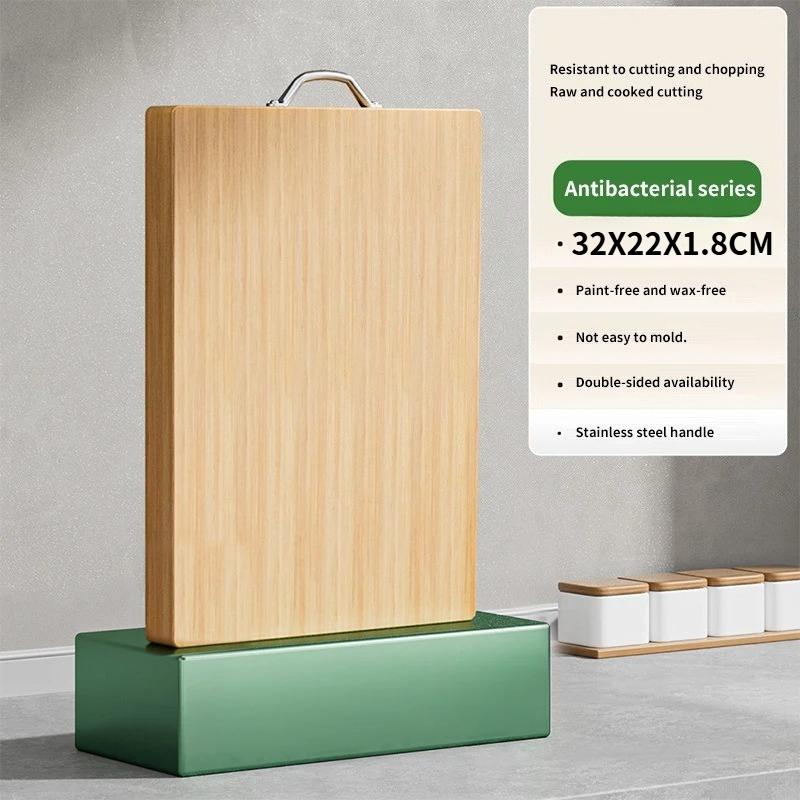 

Thick double-sided solid wood cutting board,antibacterial,anti mold,not easy to crack,use for meat,noodles,fruits,vegetables