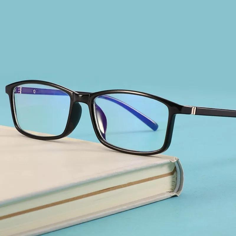 Myopia Glasses Men Anti Blue Light Eye Glasses Women Nearsighted Eyewear Full Frame Plain Glasses Prescription 0 To -600