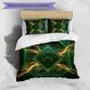 Set Lenzuola 3 Pezzi Stampato Werder Bremen, Comodo Set Copripiumino per Camera da Letto Amico della Pelle
