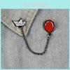 Adorable Cartoon Chain Jewelry Brooch Featuring Cute Red Balloon And Boat Design