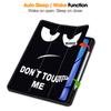 For iPad Air 13 (2025)/(2024) Tablet Case Pattern Printing Tri-Fold Stand Leather + TPU Cover with Pen Holder