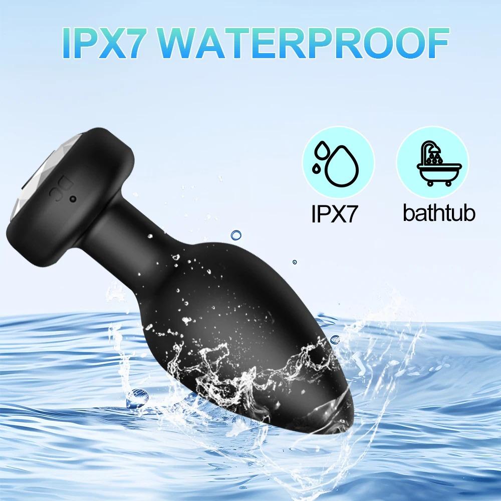 App Anal Plug Vibrator 10 Speeds Butt Plug Prostate Vibrating Massager Control Female Masturbator Sex Toys for Women Men