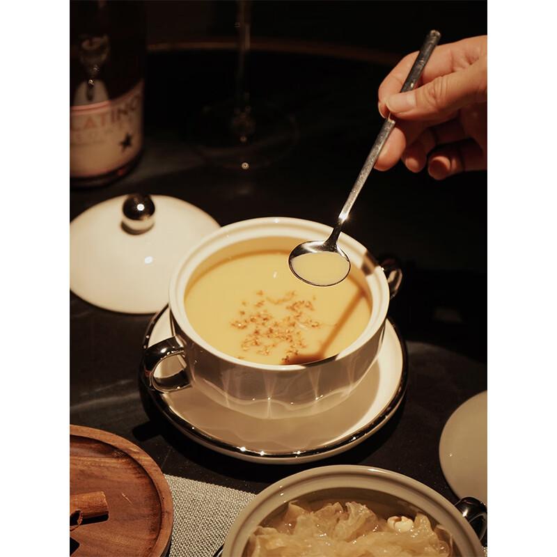 COMATE Ceramic Double-Ear Dessert Bowl Set