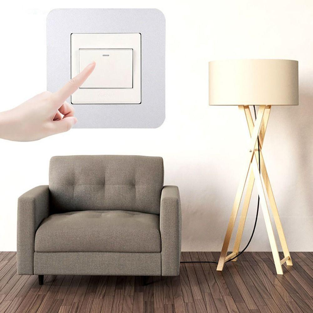 Dustproof Socket Frame Cover Anti-Dirty Acrylic Wall Decor Home Wall Renovation