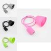 Silicone Pendant Light Socket With Control For Vintage Chandelier Decor