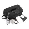 SELECOCO Lightweight Waist Outdoor Use Men's Water-Repellent Bag/Shoulder Bag, Crossbody, Small, (Black)